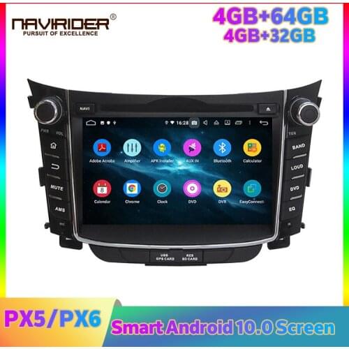 PX5 PX6 Car Radio Stereo Android Player For HYUNDAI I30 2011 2014 Carplay Head Unit Auto Multimedia GPS Navigation Autoradio