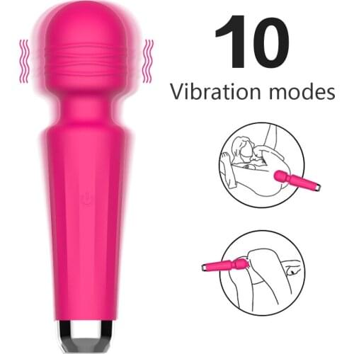 Wireless Dildos Mini AV Vibrator Magic Wand for Women Clitoris Stimulator Clitoris Stimulator Masturbator Erotic Toys for Adult