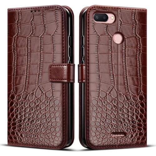 Wallet Flip Case For Xiaomi Redmi 6 Cover Shockproof Magnetic Leather Stand Phone Protective Bag