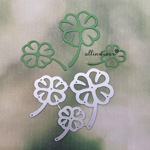 Four leaf clover flower Metal Cutting Dies Stencils Die Cut for DIY Scrapbooking Album Paper Card Embossing