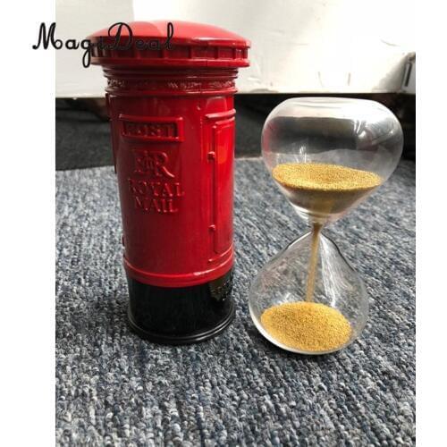 MagiDeal 4.8 inch Unique 30 Seconds Hourglass Golden Sand Timer Time Management for Party Game Playing