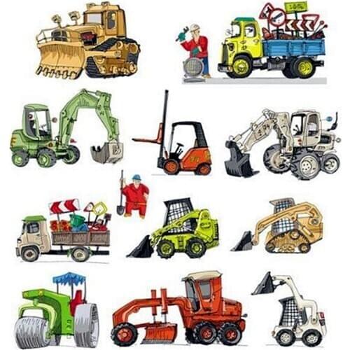 Patches Workmen Transport Engineering Transfert Thermique Vetement Clothes Stickers Stranger Things Appliques For Clothing Patch