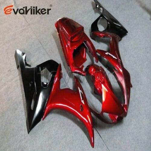 ABS Plastic fairing for YZFR6 2003 2004 2005 YZF R6 03 04 05 red motorcycle bodywork kit