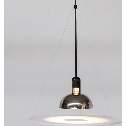 Personality creative post-modern bedroom study restaurant bar Nordic minimalist flying saucer chandelier Italian designer lamp