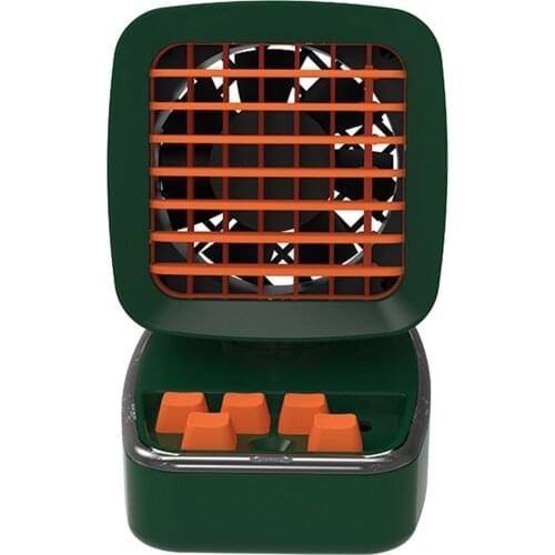 Portable Mini Air Cooler Fan 3 Wind Speeds Small Cooling Fan Aromatherapy Fan for Home Office Camping Tent