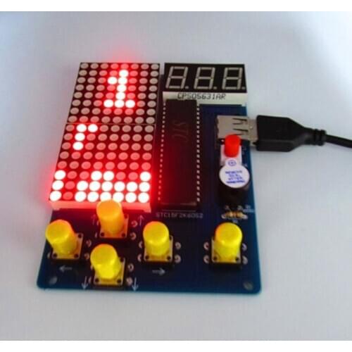 DIY Game Kit Retro Classic Electronic Soldering Kit , Snake/Plane/Racing with Case