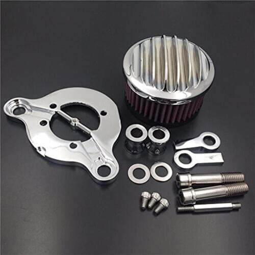 Finned Air Cleaner Intake Filter For Harley Sportster XL 883 1200 1991-2016 Iron 883 48 72 2004-2016