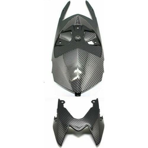 Carbon Fiber Pattern Rear Seat Tail Fairing Taillight Cover for BMW S1000RR 2015-2017