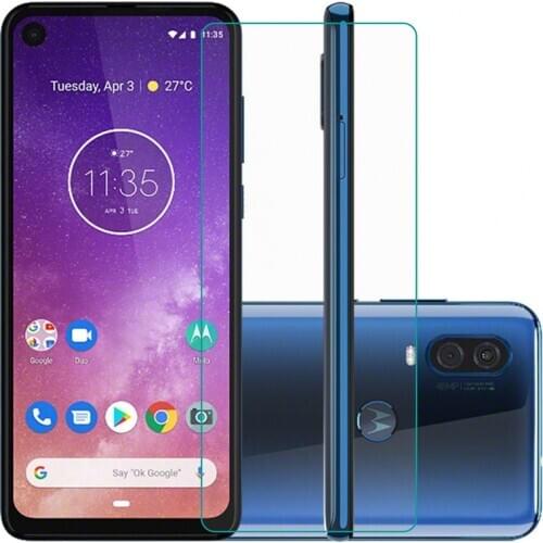 Tempered Glass For Motorola One Vision XT1970 GLASS 9H Protective Film Explosion-proof Clear Screen Protector Phone cover