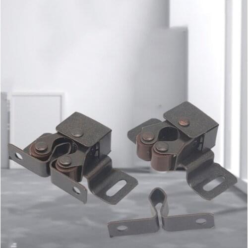 5 Pcs/lot Iron Spring Door Clamp Locker Car Fastener Clips Dressing Table Wardrobe Door Latch Furniture Hardware Accessories