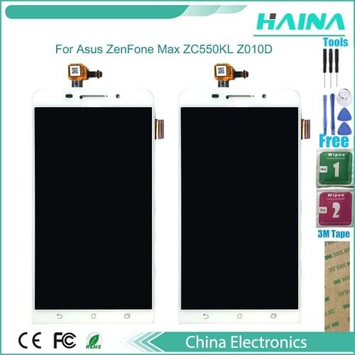 5.5 inch' phone lcd For Asus ZenFone Max ZC550KL Z010D Full LCD DIsplay Repair Parts with 1pcs/lot