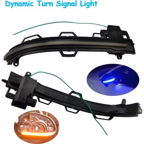 1pair Flowing Water Blinker Side Mirror Flashing Light LED Dynamic Turn Signal Light For BMW X5 F15 2013-2018