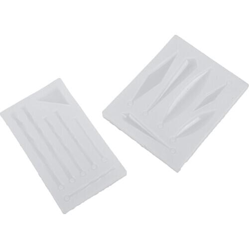 1Pc Transparent DIY Silicone Mould Pendant Earring Mold Epoxy Resin Molds Dried Flower Resin Decorative Craft For Jewelry