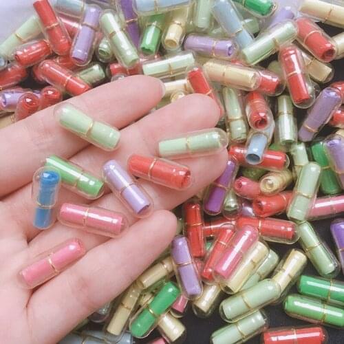 50Pcs 7.5*21mm Expression Message Capsule Party Shower Girlfriend Boyfriend Surprised Gift Wedding Bridesmaid Fathers Day Gift
