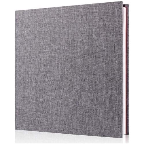 Photo Album Scrapbook Linen Art DIY Memory Book Thick Pages with Protective Film Save Images Permanently,Best Gift Choice