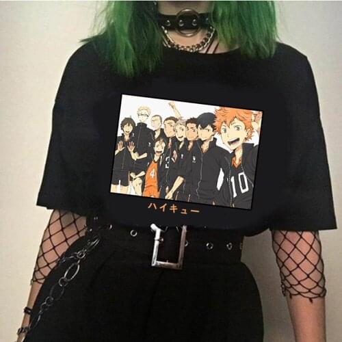 Anime Haikyuu T-shirt for Men Short Sleeve Anime Manga T Shirt Tee Tops Gift Idea