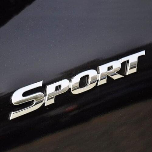 Car Styling 3D SPORT Emblem Badge Door Decal ABS Sticker Univesal