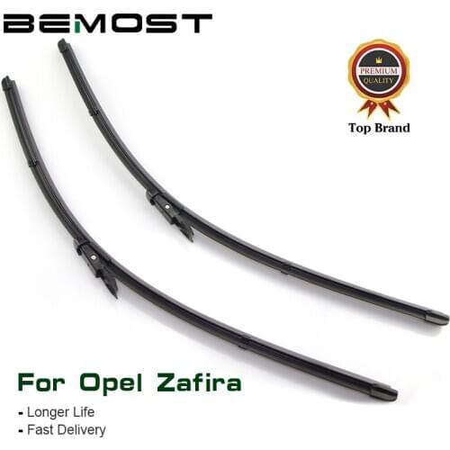 BEMOST Car Wiper Blades For Opel Zafira A/B/Tourer C ,Model Year From 1998 To 2018 Fit Push Button/Pinch Tab/U Hook Arms