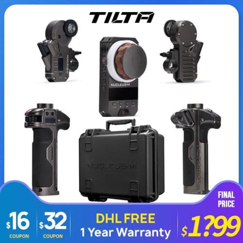 TILTA Nucleus-M Wireless Follow Focus Lens Control System Nucleus M for 3 Axis Gimbal for Arri RED Tilta Max for DJI RONIN S
