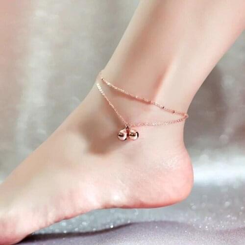 Body Chain Foot Anklets Beach Jewelry for Women Beach Accessories Sandals Summer Wholesale Bells Cute Leg Bracelet Charm Anklet
