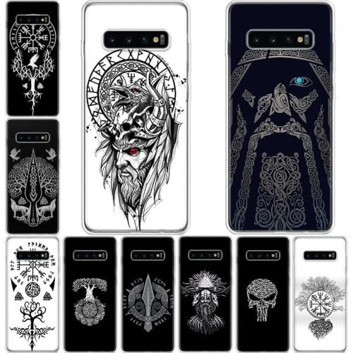 Viking Vegvisir Odin Phone Case For Samsung Galaxy A71 A70 A51 A50 A41 A40 A30 A21 A10 A01 A90 A20S A20E A10S M30S A6 A7 A8 A9Pl