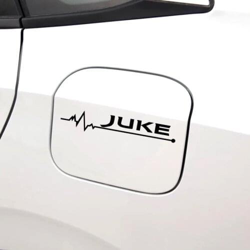 For Nissan juke Car Decoration Pull Flower Sticker Reflective Fuel Tank Cap Sticker Car Styling Car Sticker