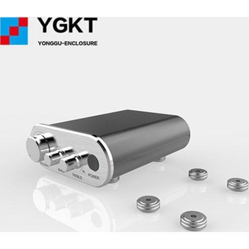 GOF-U01 143*40.4*180mm (WxH-D) Electronic Project Case Aluminium Enclosure Diecast Audio Project Box