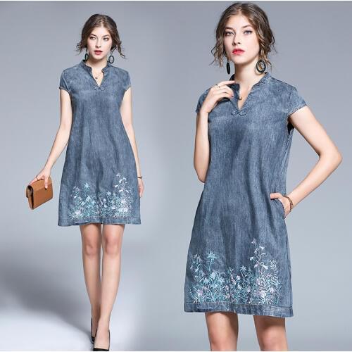 HAYBLST Fashion Denim Dresses