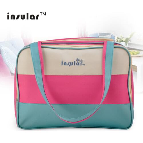 Insular Mother Maternity Nappy Diaper Bag Durable Microfiber Mommy Stroller Bag Multifunction Mommy Diaper Trash Bag Of Stroller