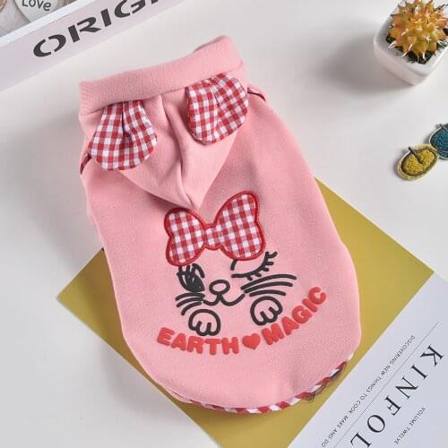 New Dog Cat Jumpsuit Hoodie Doll Collar Design Pet Puppy Coat Outfit Autumn Clothes Apparel