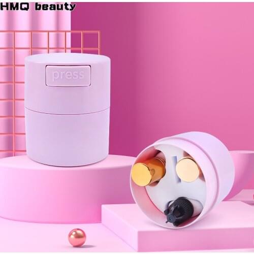 Matte Eyelash Glue Storage Tank Container Adhesive Stand Activated Carbon Sealed Storage Jar Eyelashes Extension Makeup Tool