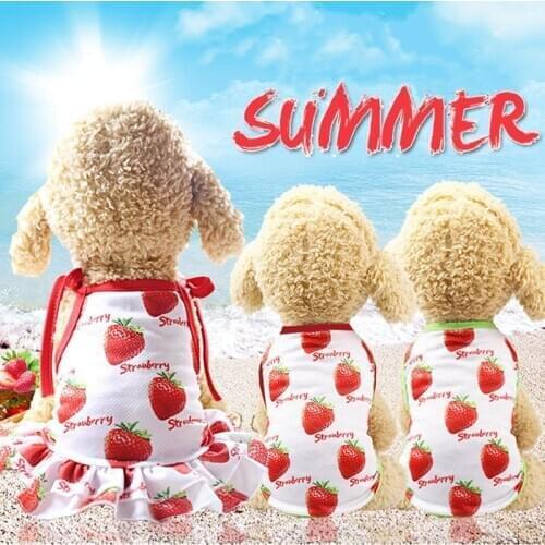 Summer Dog Clothes for Small Dogs Shirt Clothing Cute Pet Clothes for Dogs Jacket Vest for Chihuahua Costume Pet Products Puppy