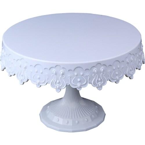 New Plastic Cake Stand Round Cake Shelf Rack Holder for Wedding Party Cake Dessert Serving Tools Decoration European Style