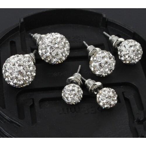 New Fashion Crystal Earring New Earring Cute Snowflake Earrings For Women Flower Luxury Earrings Jewelry Christmas Gift