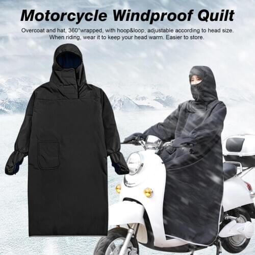 Scooters Leg Cover Knee Blanket Warmer For Vespa GTS Waterproof Windproof Motorcycle Winter Quilt PVC Rainproof + Cloth Flannel