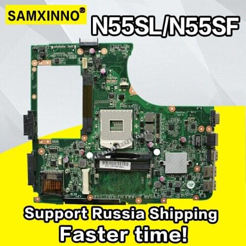 For Asus Motherboard N55S N55SL N55SF Rev 2.0 Mainboard 60-N5FMB3600 Motherboard Fully Tested