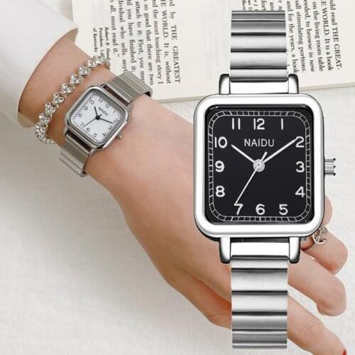 Simple Silver Women Watches NEW Brand Exquisite Stainless Steel Ladies Wristwatches Fashion Minimalist Female Quartz Clock