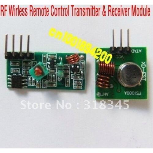 RF wireless remote control receiver & transmitter module board Ordinary super- regeneration 315/433MHZ DC5V (ASK /OOK)