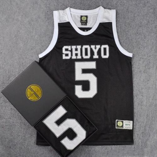 Slam Dunk Shoyo High School No.5 Toru Hanagata Cosplay Vest Basketball Jersey