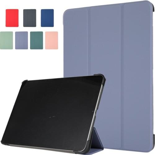 Stand Solid Color Soft Leather Cover for Lenovo Tab P11 Pro TB-J706F 2020 Magnetic Coque for Lenovo Tab P11 TB-J606F Tablet Case