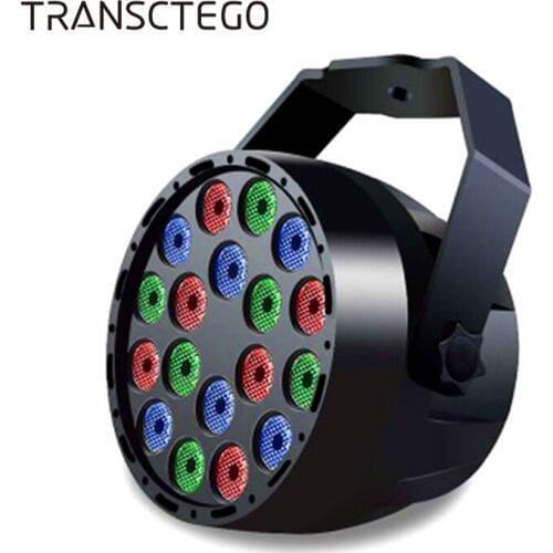 Led Stage Par Light RGB Disco Lights Strobe Spotlight DMX 512 DJ Projector Moving Head Ballroom KTV Family Dance Party Lamp