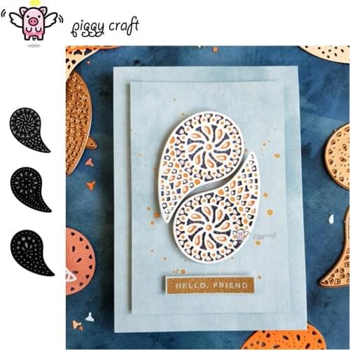 Piggy Craft metal cutting dies cut die mold 3D Spiral shape frame Scrapbook paper craft knife mould blade punch stencils dies