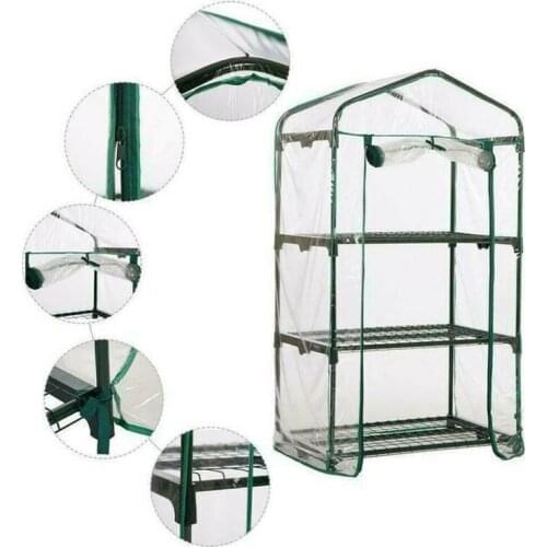 2/3/4/5 Tiers Outdoor Garden Plants Growhouse Guard Small Greenhouse Cover Flowers Protection For Living Space