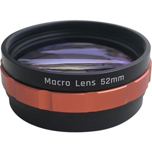 Universal 52mm Macro Lens 10X with 52mm Adapter Ring for Sony for Canon DSLR Camera