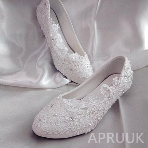 3CM wedged heel woman lace shoes white handmade luxury lace crystal pearls bridal bride wedding shoes for bridemsaid flower girl