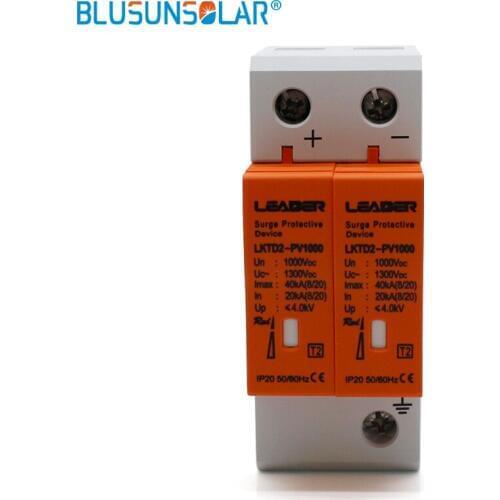 10 pcs/lot 2P DC1000V 20/40KA DC Surge Arrestor Protective Device for Solar System Protection