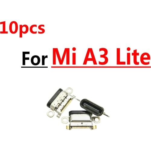 10pcs New Micro USB Plug Charging Port Connector Socket For Xiaomi A3 Lite