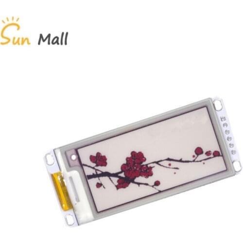 2.13 inch e-Paper Module 212*104 E-Ink Display Screen SPI Wide Viewing Angle Supports Partial Refresh