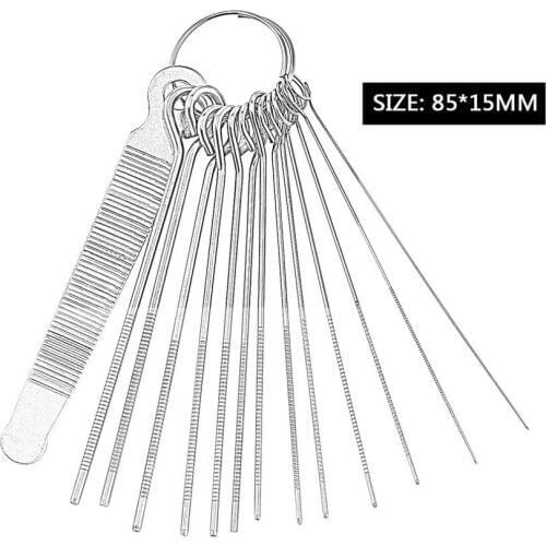 2020 luthier tool sguitar accessories Slotting File Saw Rods Slot Filing Set Luthier Replacement Guitar Mediator Guitar Picks