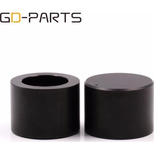 30*22mm Machined Solid Aluminum Volume Knob CD DAC Turntable Radio Guitar AMP Potentiometer Cap Sound Control Knob Black 1PC/Lot